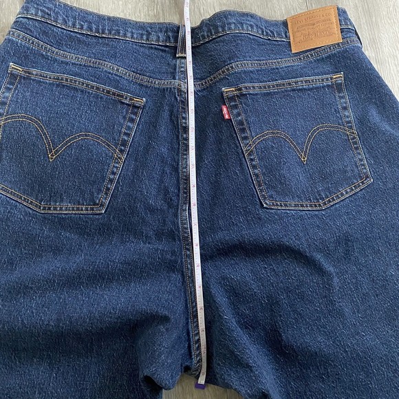 Levi's Women’s Premium Denim Wedgie Straight Leg Button Fly Jeans, Plus Size 24W - Picture 10 of 11